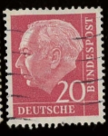 Stamps Germany -  Theodor Heuss