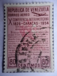 Stamps Venezuela -  X Conferencia Interaméricana 1826-1954