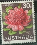 Stamps Australia -  Waratah