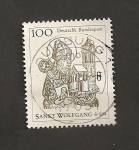 Stamps Germany -  1000 aniv. de San Wolfgang, obispo de Regensburg