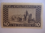 Stamps Europe - Bosnia Herzegovina -  K.u.K. - III Aniº del Asesinato del Archiduque Francisco Ferdinand de Austria. Ocupación Austriaca. 