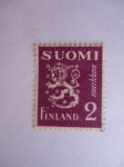 Sellos del Mundo : Europa : Finlandia : Suomi- Markkaa- Finland- Escudo de Armas de Finlandia
