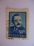Stamps Poland -  Presidente: Boleslaw Bierut (1892-1956)