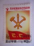 Stamps North Korea -  50 Aniversario del Partido de los Trabajdores 1945-1995- DPR Korea