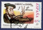 Stamps Spain -  RESERVADO Edifil 3824 Correspondencia epistolar escolar Carlos I 25