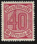 Stamps : Europe : Germany :  official Stamps