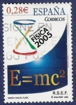 Stamps Spain -  Edifil 4163 Año mundial de la Física 2005 0,28