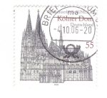 Stamps Germany -  Patrimonio universal de la Unesco.Catedral de Colonia