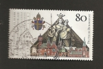 Stamps Germany -  Visita del Papa el 30 Mayo al 17 Congreso Mundial Mariano