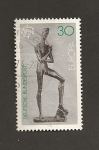 Stamps Germany -  Escultura de joven por Lehmbruck