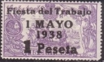 Stamps Spain -  Fiesta del trabajo