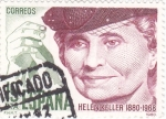 Stamps Spain -  HELEN KELLER 1880-1968  (9)
