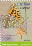 Stamps Spain -  MARIPOSA  (9)