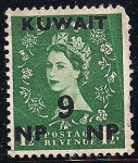 Stamps : Asia : Kuwait :  REINA ELIZABETH.