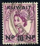 Stamps Kuwait -  REINA ELIZABETH.