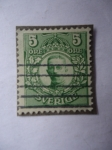 Stamps : Europe : Sweden :  Gustavo V de Suecia.(Michel:P33a