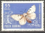 Stamps : Europe : Romania :  MARIPOSAS.  LYMANTRIA  DISPAR.