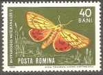 Stamps Romania -  MARIPOSAS.  RHYPARIOIDES  METELKANA  LED.