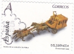 Stamps Spain -  MUSEU DE LA JUGUETA-LA POBLA- DILIGENCIA  (9)