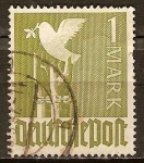 Stamps Germany -  Correos alemán, Moneda: Un Marco.