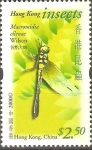 Stamps Hong Kong -  INSECTOS.  MACROMIDIA  ELLENAE.