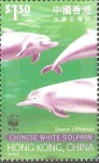 Stamps : Asia : Hong_Kong :  DELFIN  BLANCO  CHINO