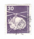 Stamps Germany -  Helicoptero