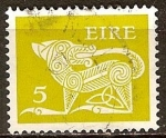 Stamps Ireland -  Perro estilizado (broche).