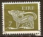 Sellos del Mundo : Europa : Irlanda : Perro estilizado (broche).