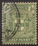 Stamps America - Jamaica -  ESCUDO DE ARMAS