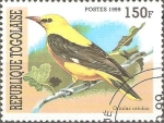 Sellos del Mundo : Africa : Togo : AVES.  ORIOLUS  ORIOLUS.