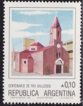 Stamps Argentina -  Centenario de Rio Gallegos