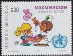 Stamps Argentina -  Vacunacion
