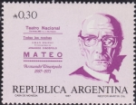 Stamps Argentina -  Armando Discépolo