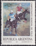 Stamps Argentina -  Campeonato mundial de Polo