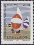Stamps Argentina -  Yachting