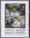 Stamps Argentina -  Flauta larga