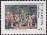 Stamps Argentina -  Rayada en una pulperia