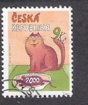 Stamps : Europe : Czech_Republic :  Año 2000. El último sello checo del milenio