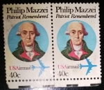 Stamps : America : United_States :  PHILIP MAZZEI