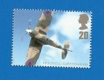 Stamps United Kingdom -  Avión de Combate de la RAF - Spitfire Supermarine