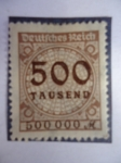 Stamps Germany -  Alemania - Deutsches Reich - Cifras