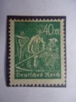 Stamps Germany -  Alemania - Deutsches Reich - República de Weimar-Agrícultor