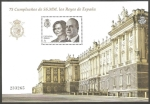 Stamps Spain -  75 Cumpleaños de SS.MM. los Reyes de España