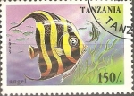 Stamps Tanzania -  VIDA  MARINA.  PEZ  ANGEL.