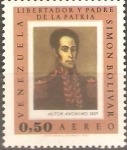Stamps Venezuela -  SIMÒN  BOLÌVAR.  PINTURA  ANÒNIMA.