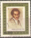 Stamps : America : Venezuela :  SIMÒN  BOLÌVAR.  PINTURA  ANÒNIMA.