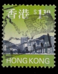 Stamps : Asia : Hong_Kong :  823 - Vista panorámica de Hong Kong