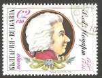 Stamps Bulgaria -  3380 - II Centº de la muerte de Wolfgang Amadeus Mozart