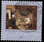 Stamps Germany -  Carl Spitzweg